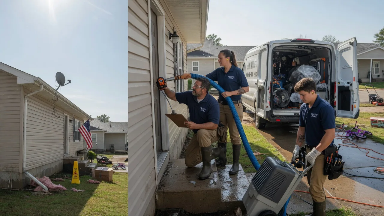 Ceiling Water Damage Restoration in Mexico, IN near me